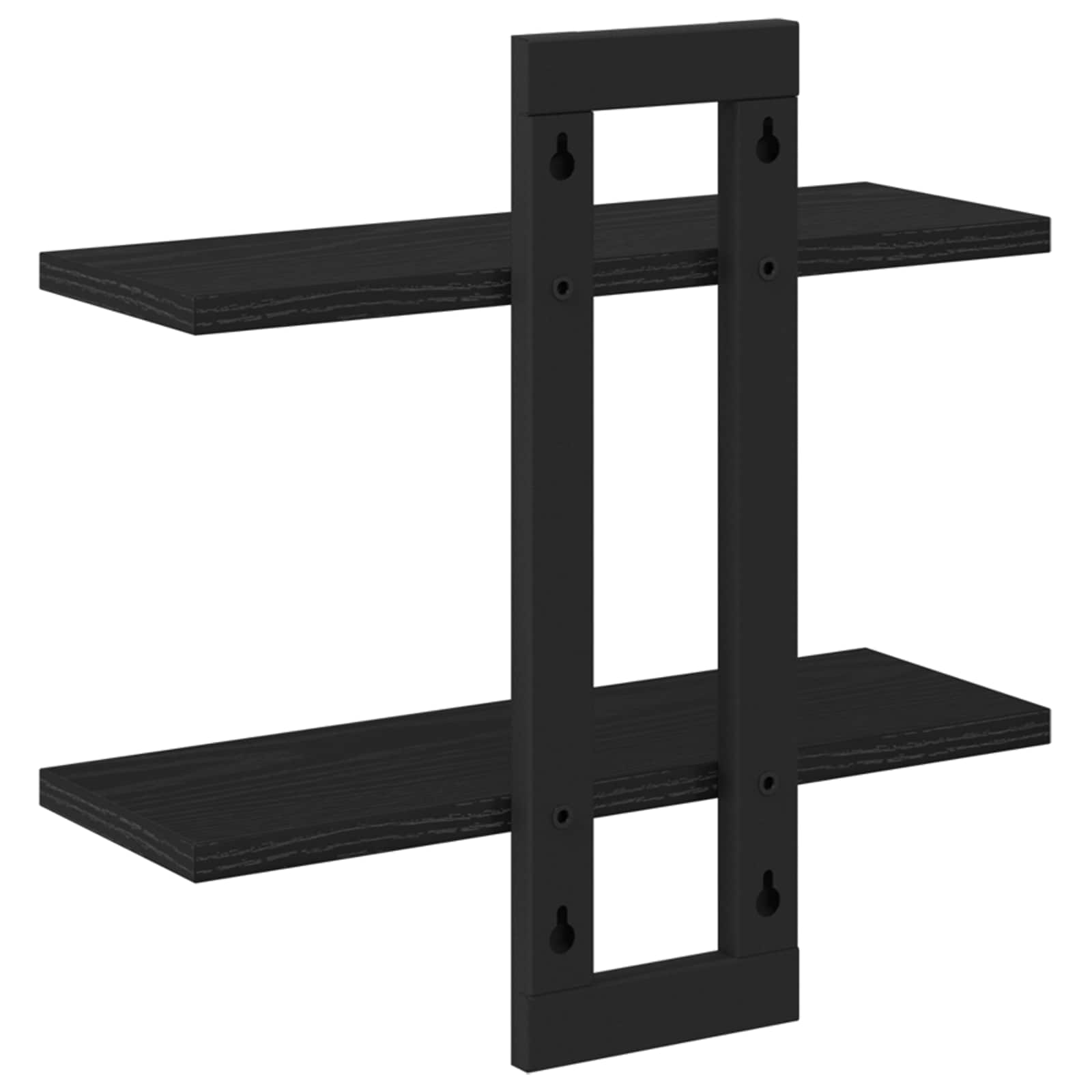 Schweberegale Schwarze Eiche 40 x 15 x 40 cm Holzwerkstoff