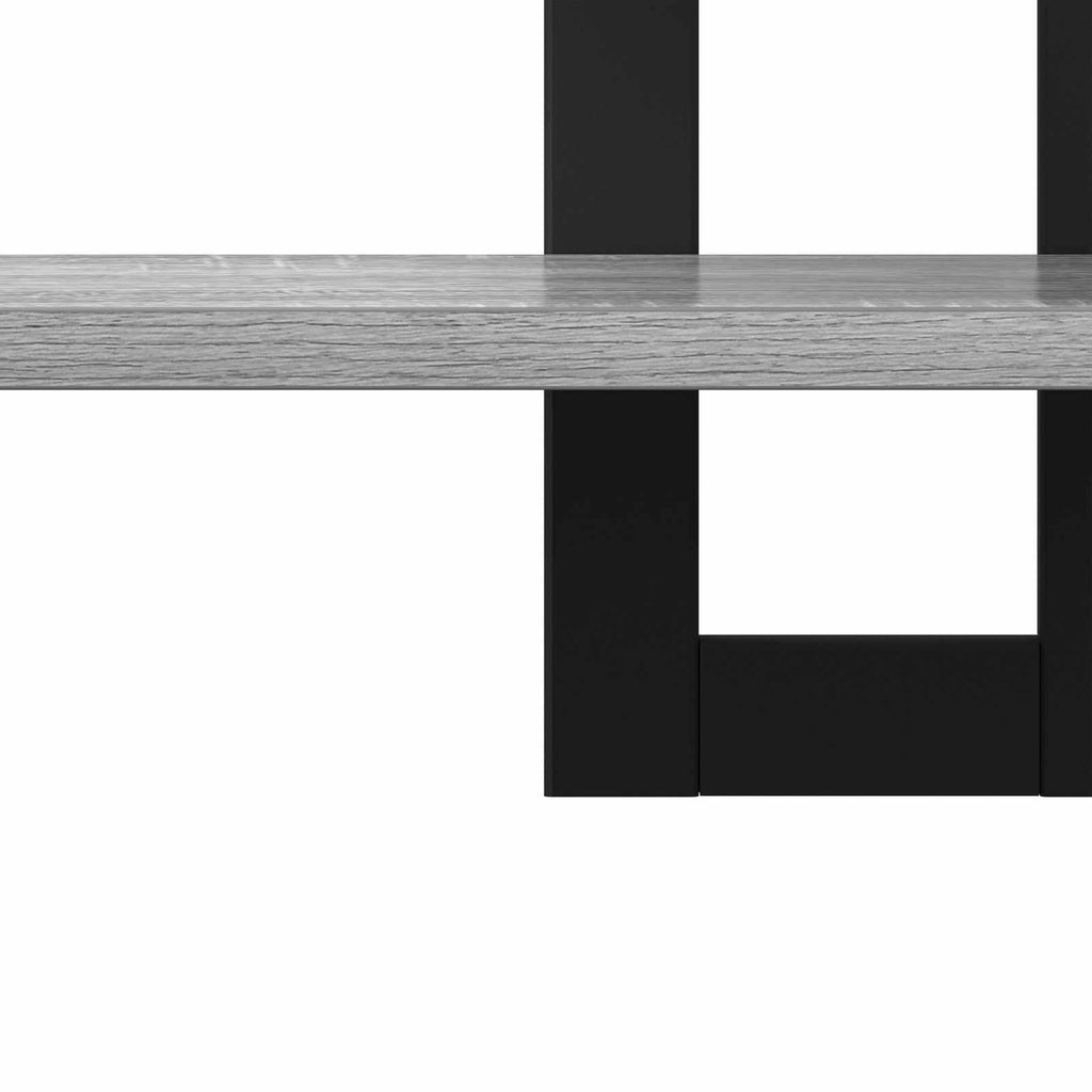 Schweberegale Sonoma-Grau 40 x 15 x 40 cm Holzwerkstoff