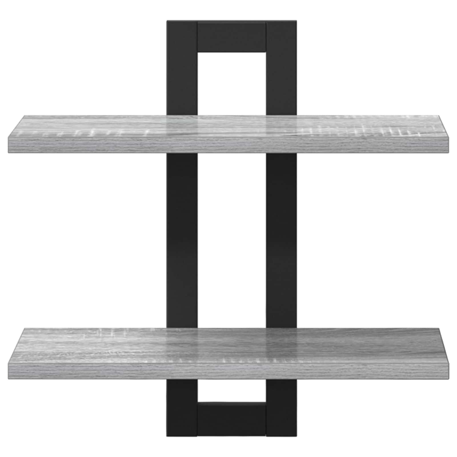 Schweberegale Sonoma-Grau 40 x 15 x 40 cm Holzwerkstoff