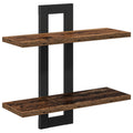 Schweberegale Altholz 40 x 15 x 40 cm Holzwerkstoff