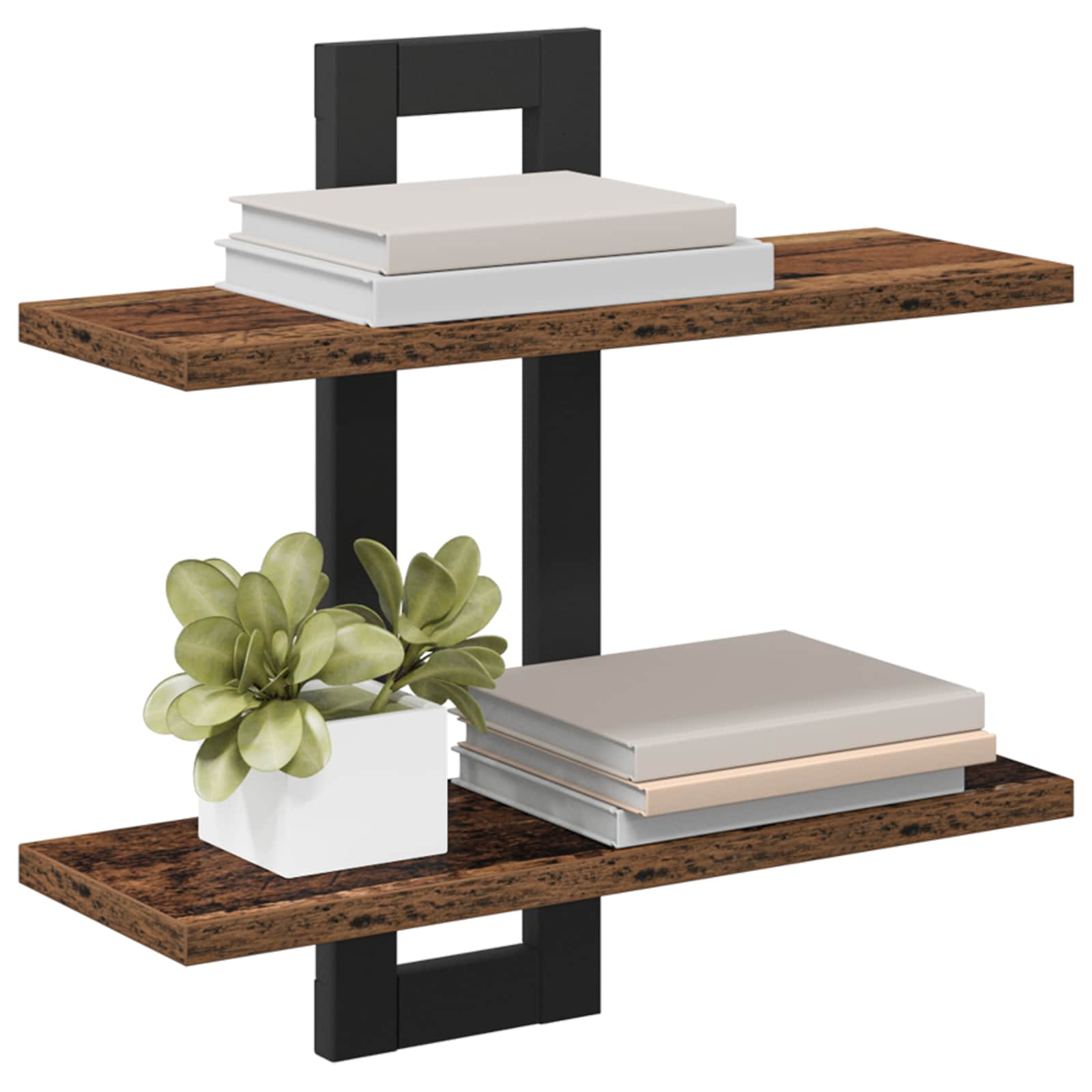 Schweberegale Altholz 40 x 15 x 40 cm Holzwerkstoff