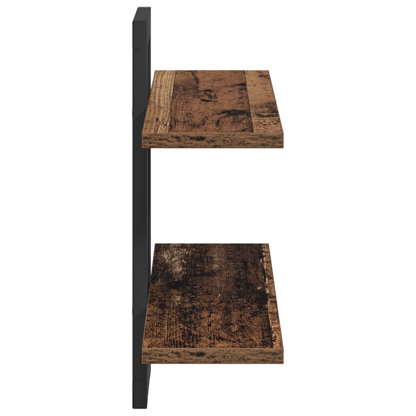 Schweberegale Altholz 40 x 15 x 40 cm Holzwerkstoff