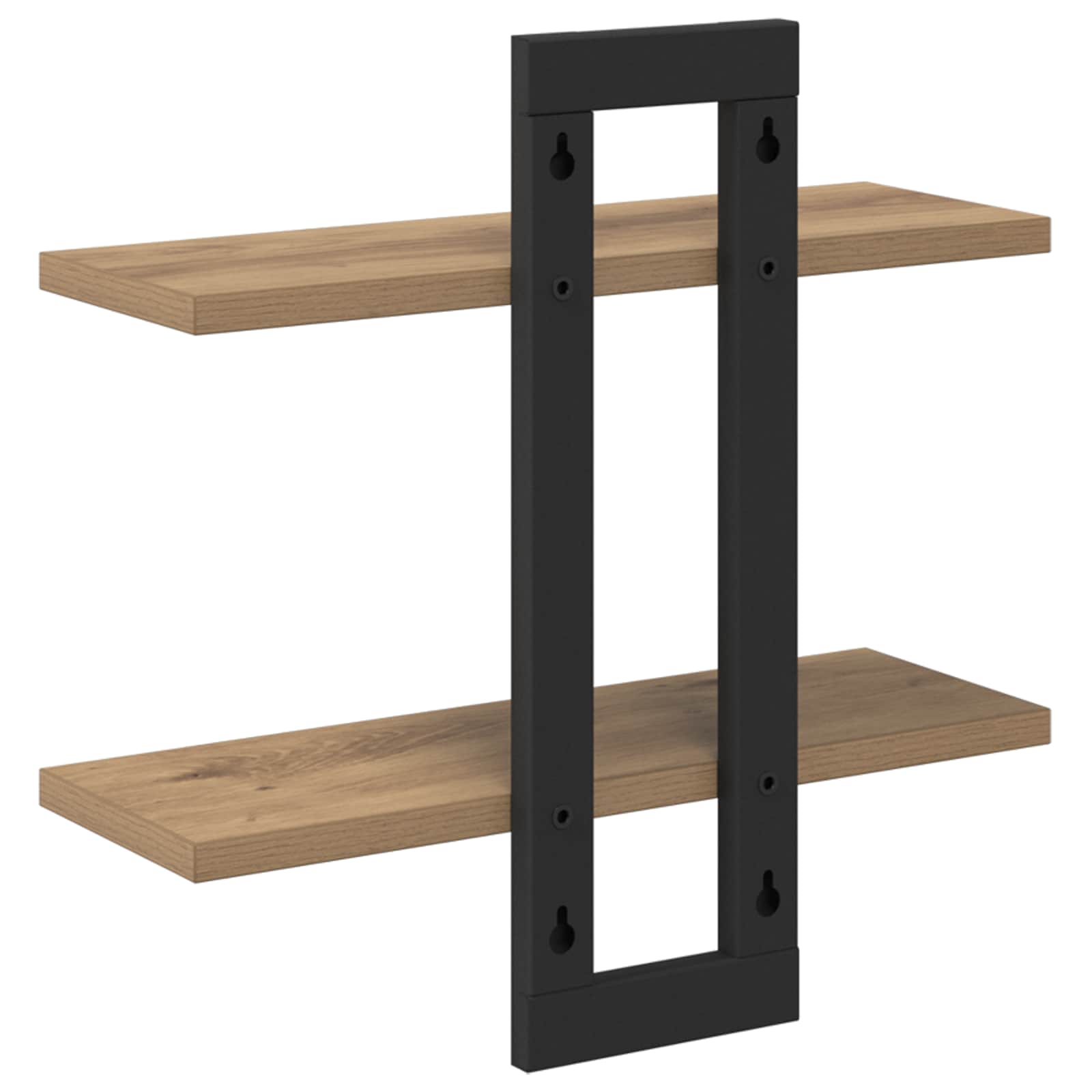 Schweberegale Artisan-Eiche 40 x 15 x 40 cm Holzwerkstoff