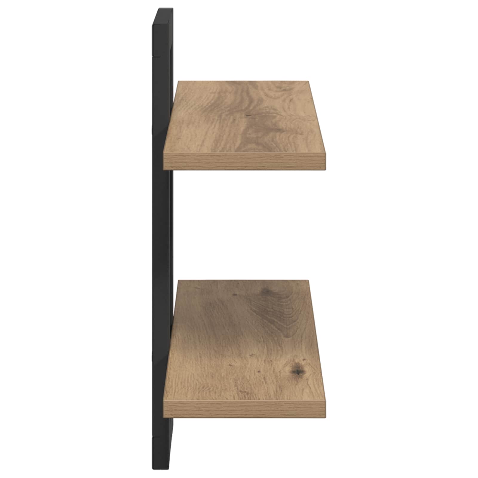 Schweberegale Artisan-Eiche 40 x 15 x 40 cm Holzwerkstoff