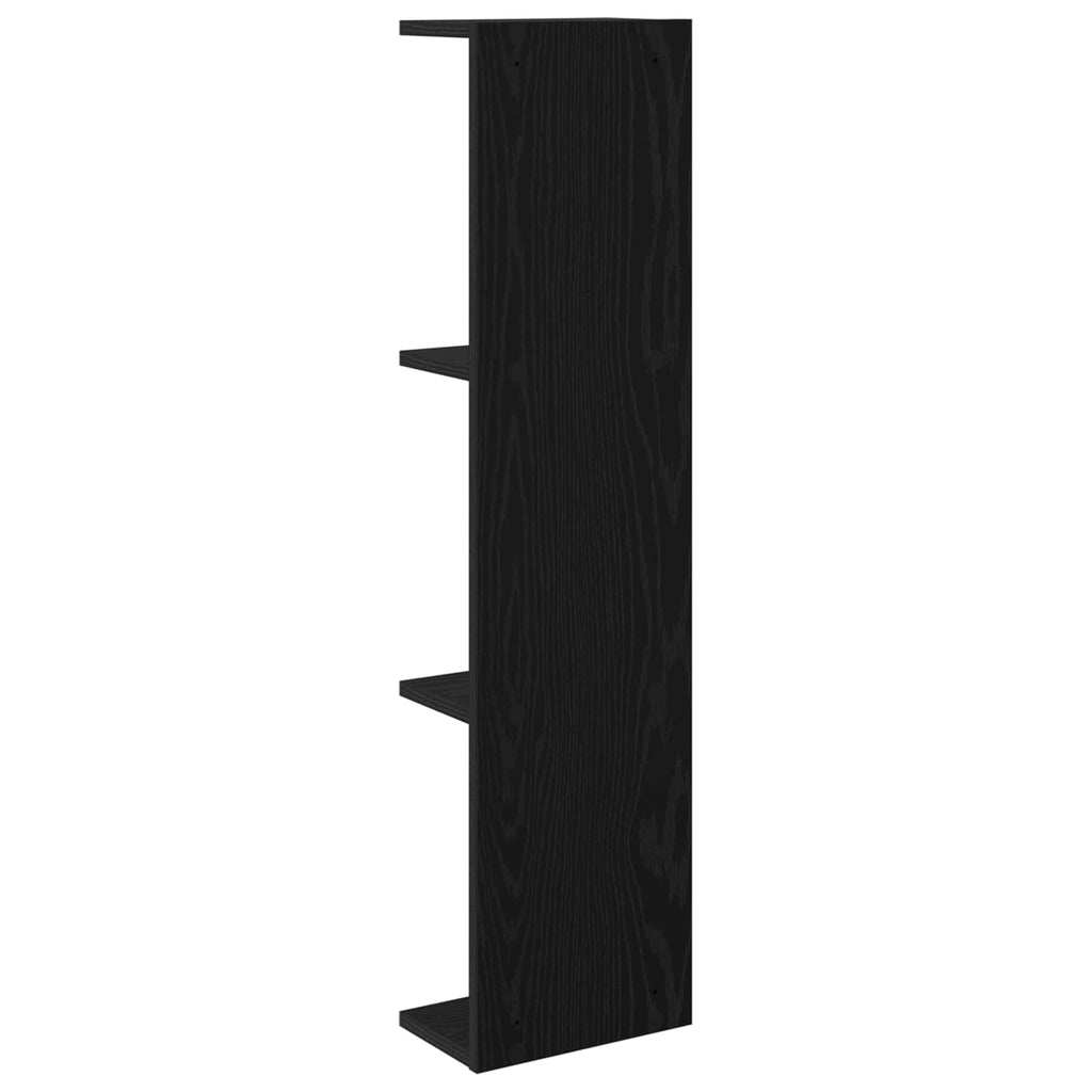 Wandregal Schwarze Eiche 22 x 15 x 100 cm Holzwerkstoff