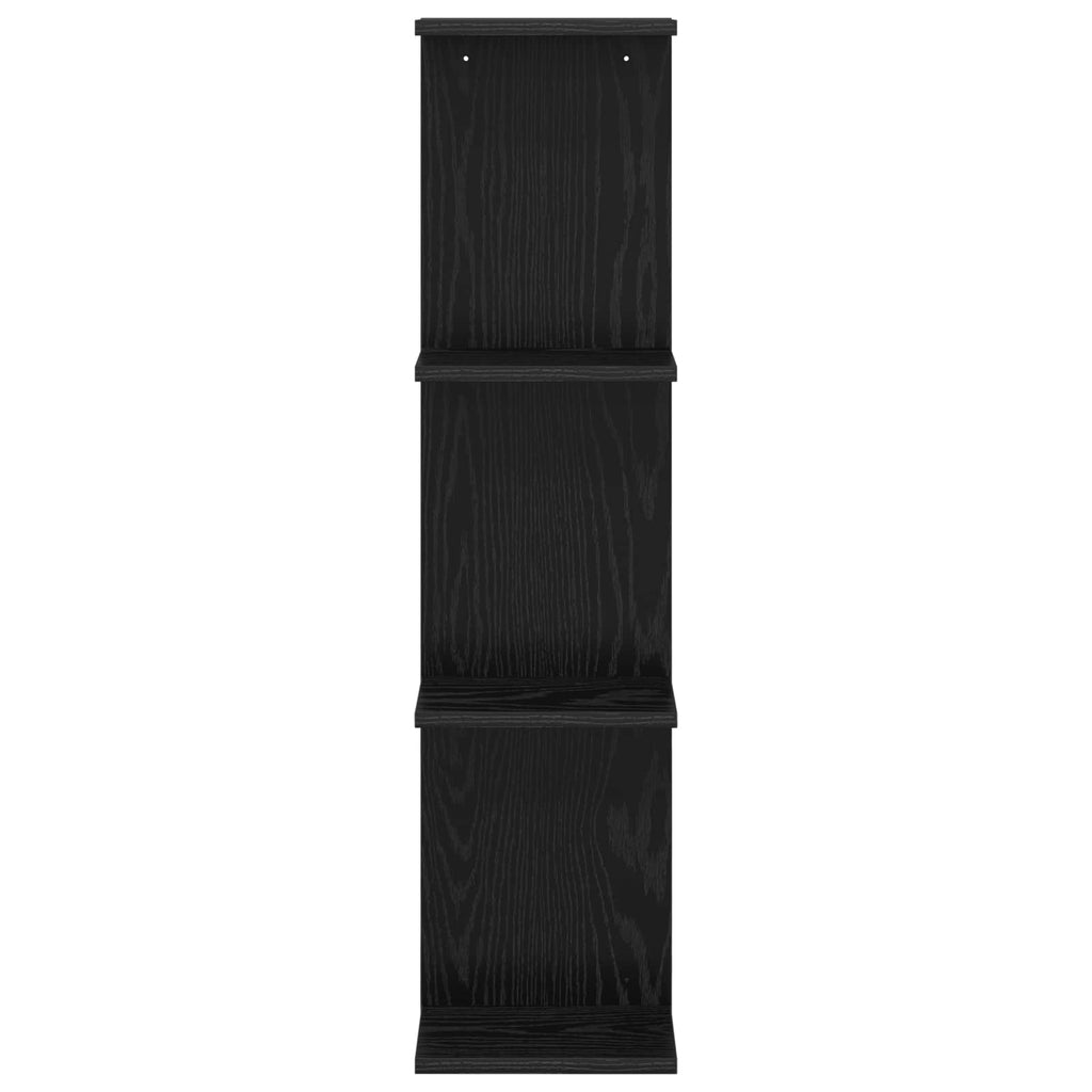 Wandregal Schwarze Eiche 22 x 15 x 100 cm Holzwerkstoff