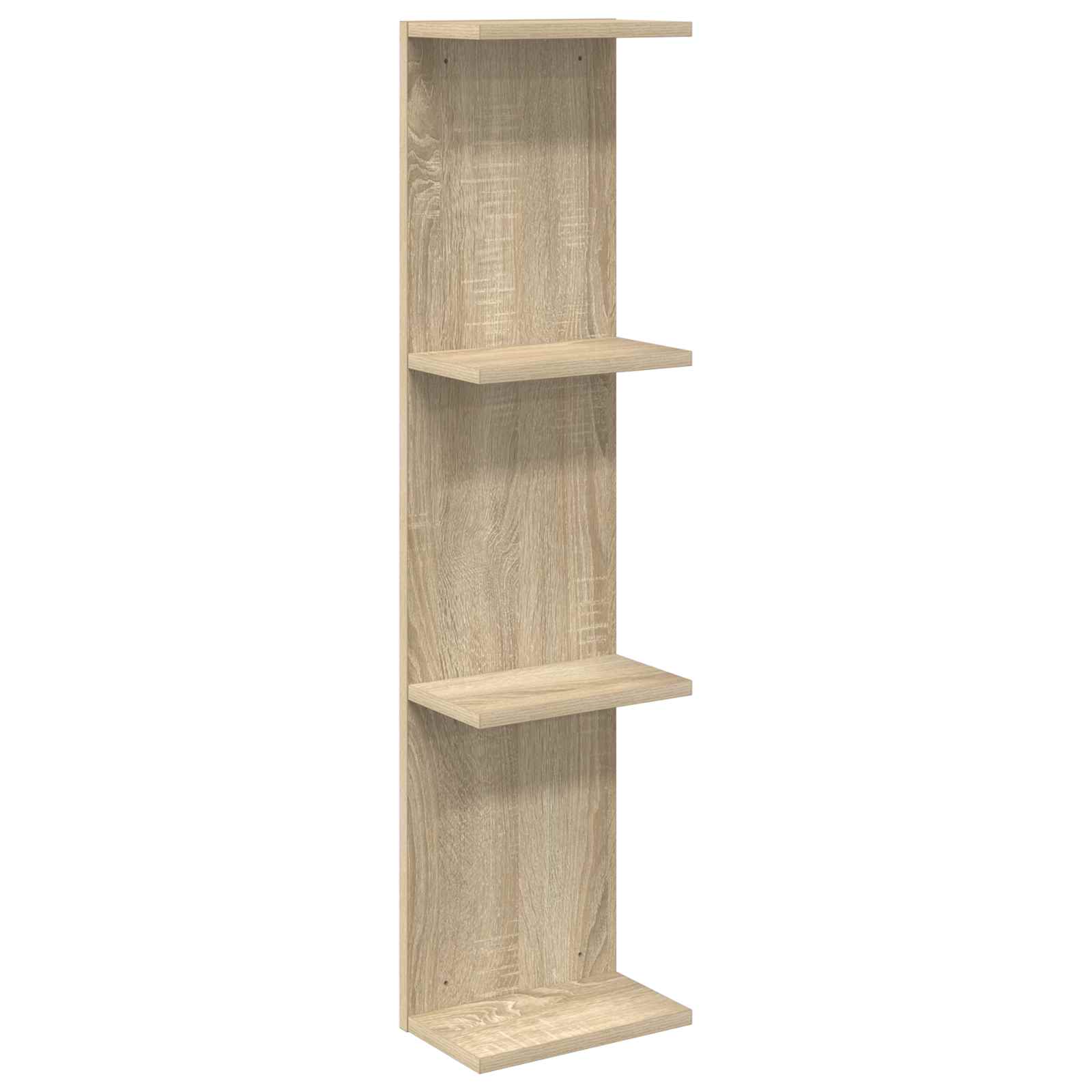 Wandregal Sonoma-Eiche 22 x 15 x 100 cm Holzwerkstoff