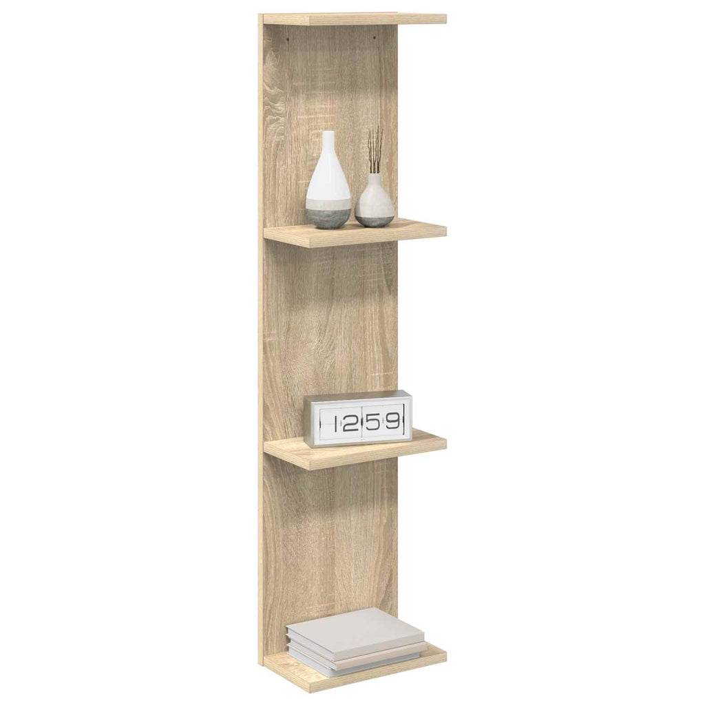 Wandregal Sonoma-Eiche 22 x 15 x 100 cm Holzwerkstoff