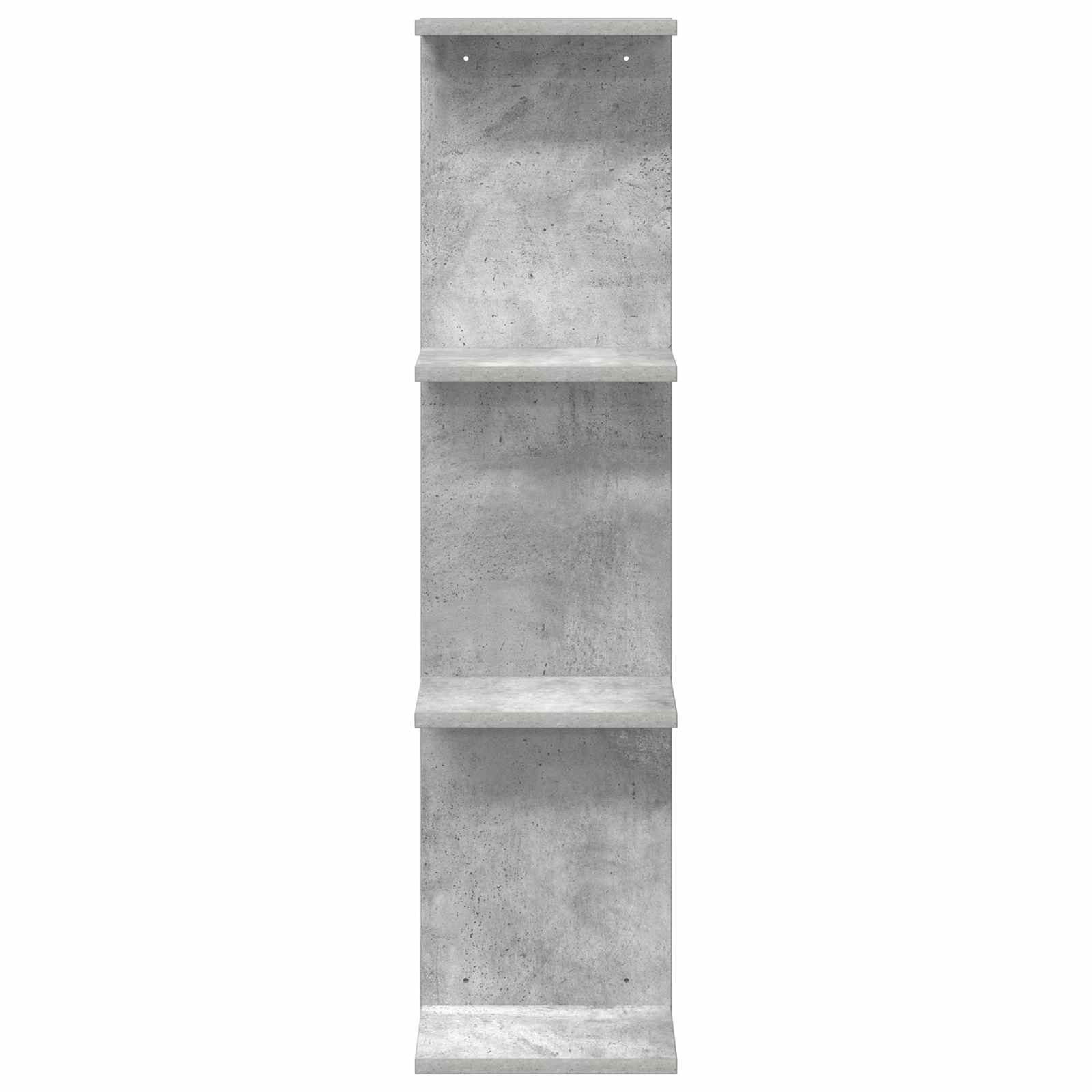 Wandregal Betongrau 22 x 15 x 100 cm Holzwerkstoff