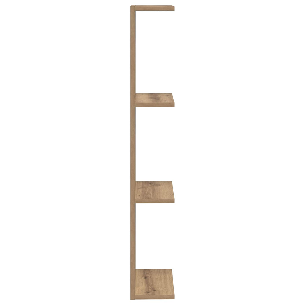 Wandregal Artisan-Eiche 22 x 15 x 100 cm Holzwerkstoff