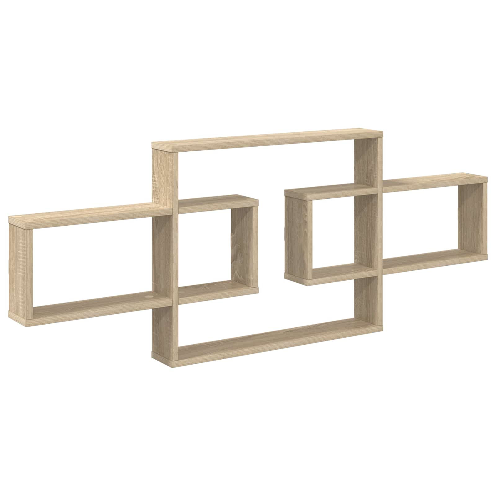 Wandregal Sonoma-Eiche 130 x 10 x 50 cm Holzwerkstoff