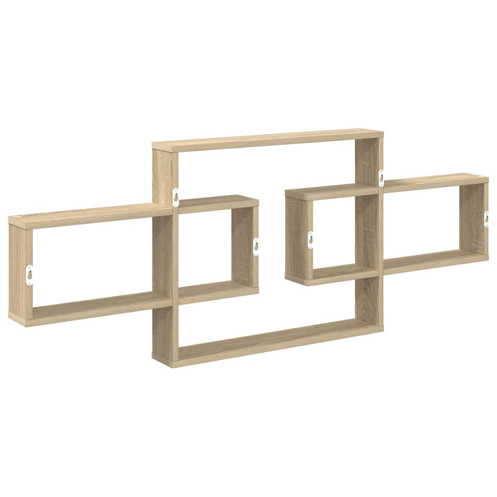 Wandregal Sonoma-Eiche 130 x 10 x 50 cm Holzwerkstoff