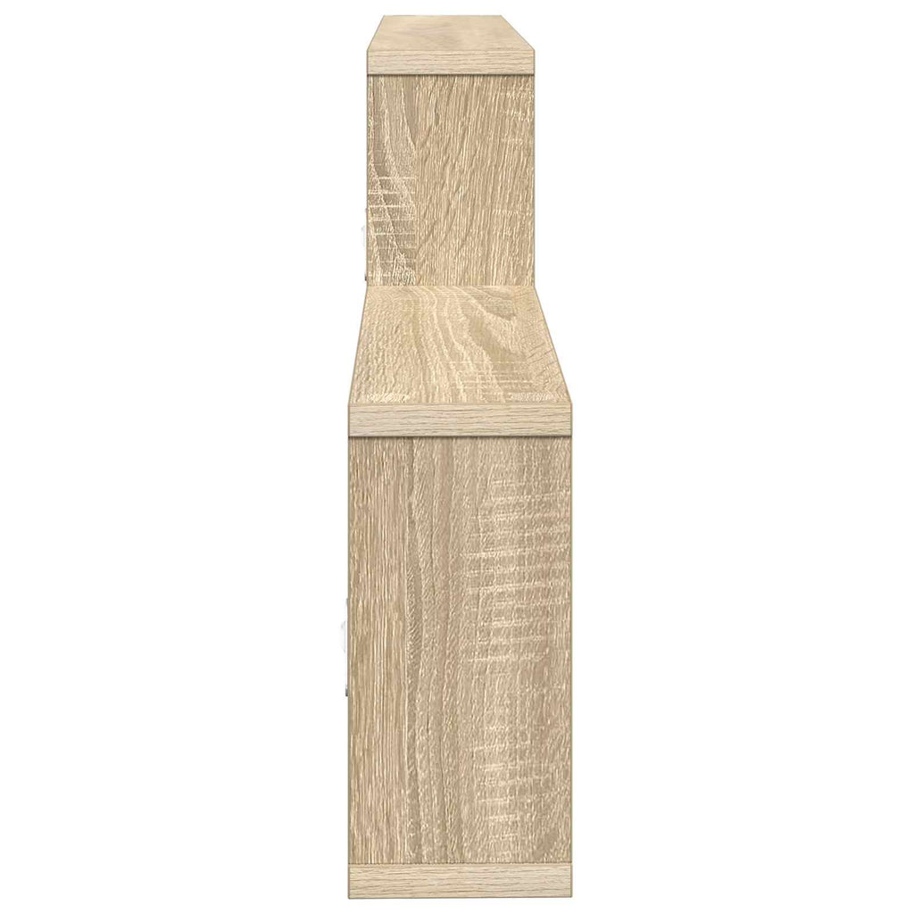 Wandregal Sonoma-Eiche 130 x 10 x 50 cm Holzwerkstoff