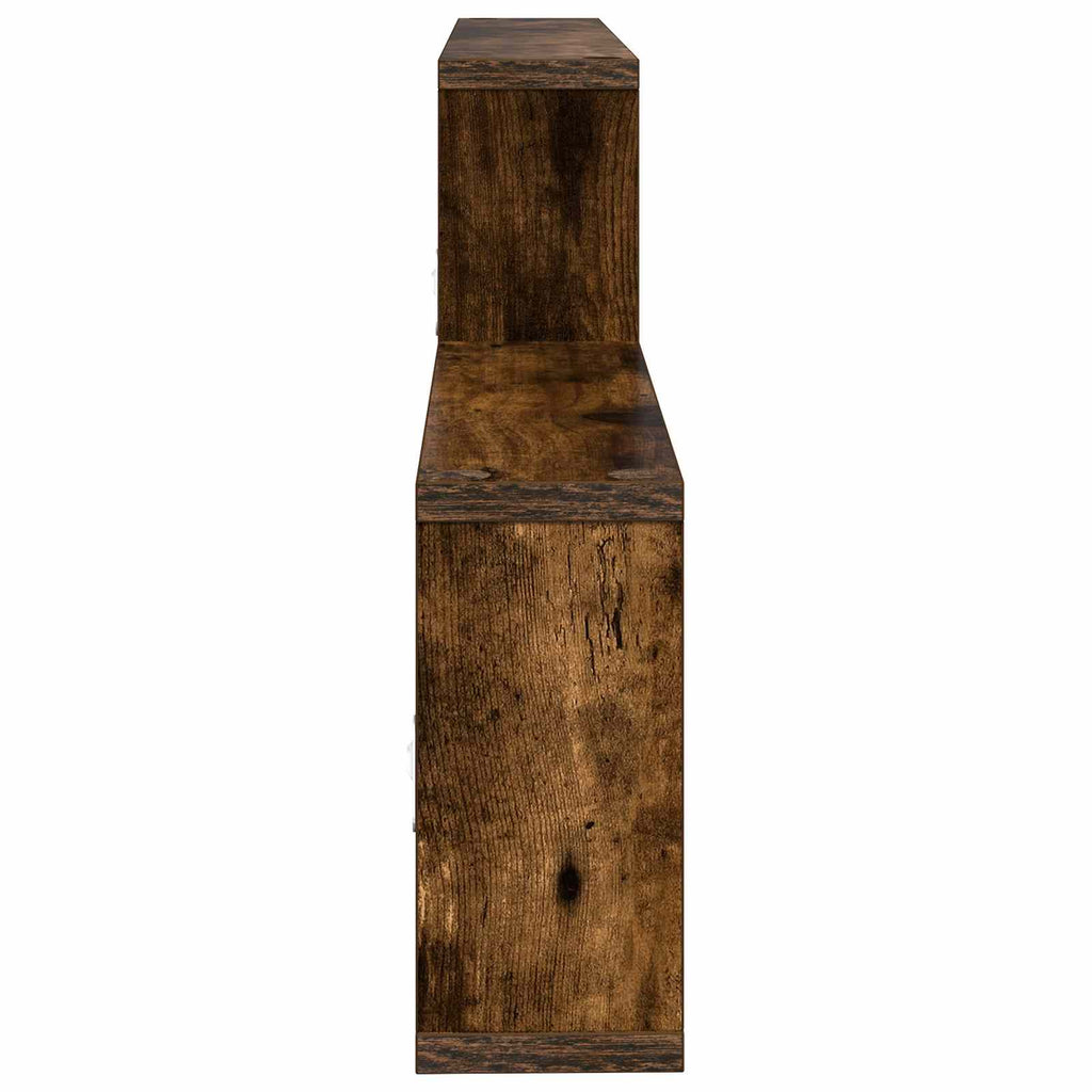 Wandregal Raucheiche 130 x 10 x 50 cm Holzwerkstoff