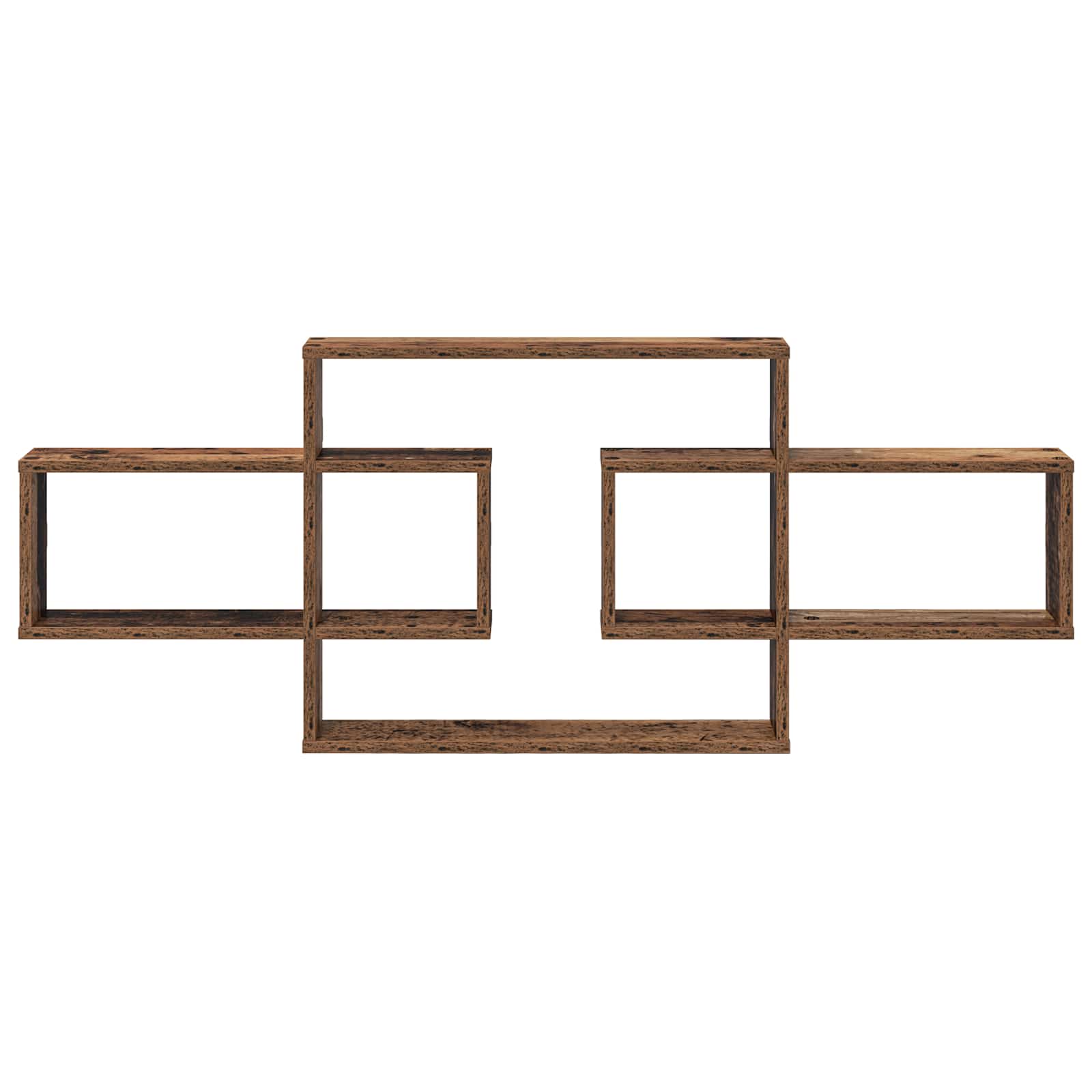 Wandregal Altholz 130 x 10 x 50 cm Holzwerkstoff