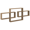 Wandregal Artisan-Eiche 130 x 10 x 50 cm Holzwerkstoff