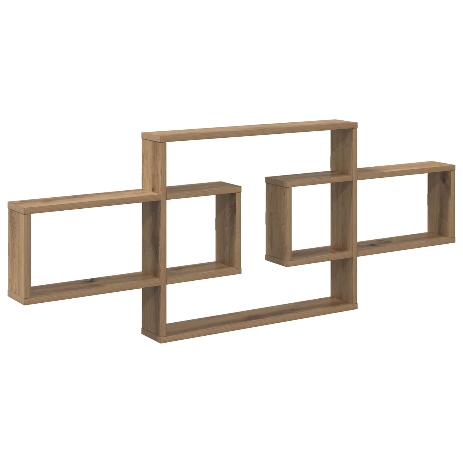 Wandregal Artisan-Eiche 130 x 10 x 50 cm Holzwerkstoff