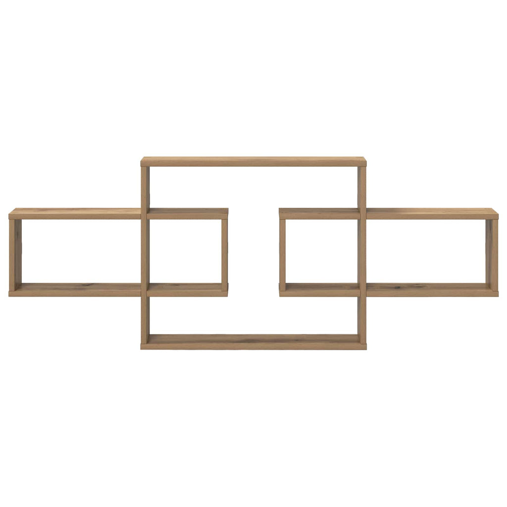 Wandregal Artisan-Eiche 130 x 10 x 50 cm Holzwerkstoff