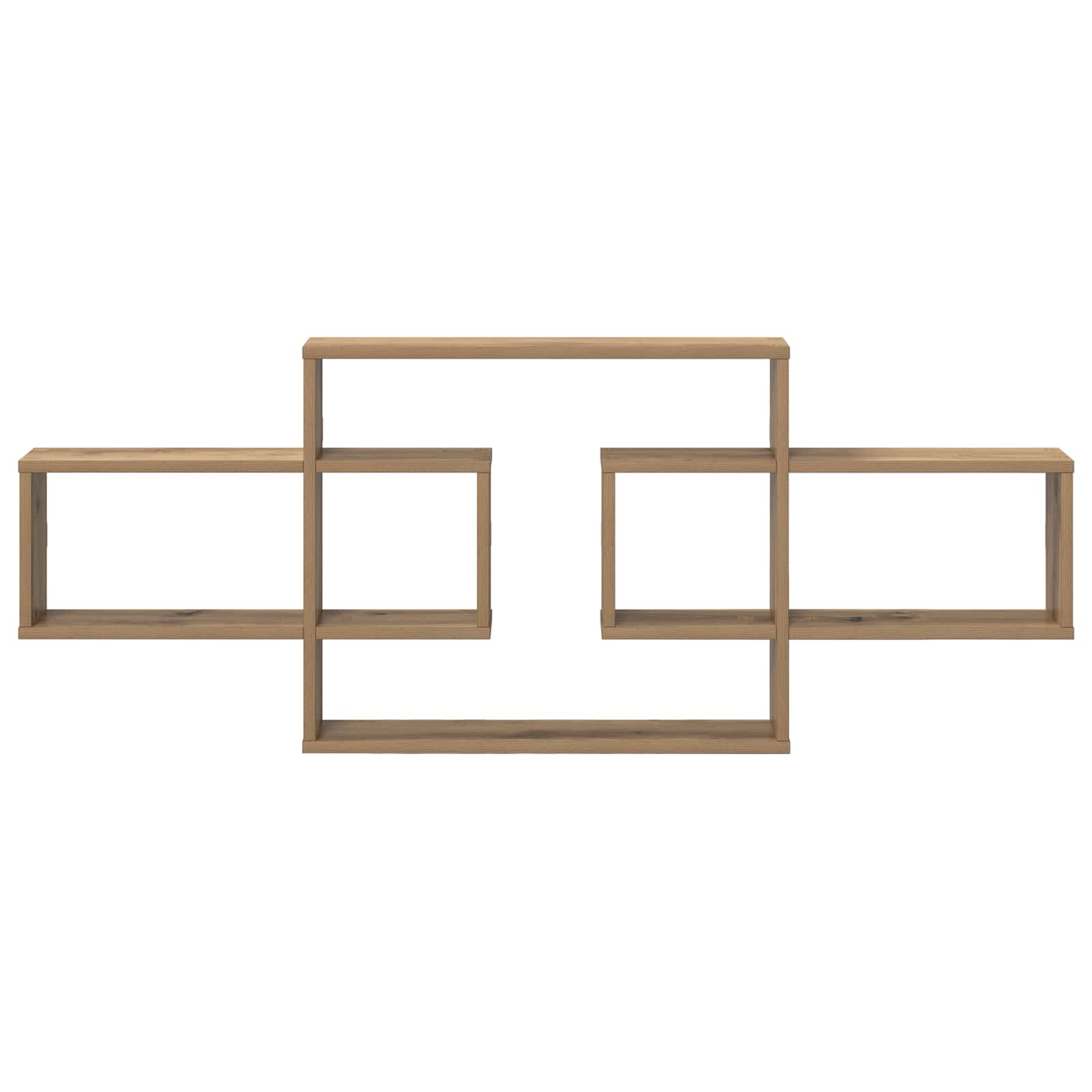 Wandregal Artisan-Eiche 130 x 10 x 50 cm Holzwerkstoff