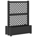 Großer Pflanzer mit Spalier Anthrazit 99,5 x 43 x 133,5 PP