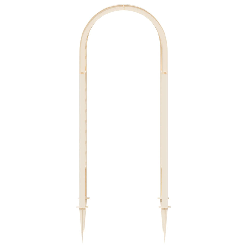 Rosenbogen mit Spitzen Weiß 97 x 43 x 218 cm PP