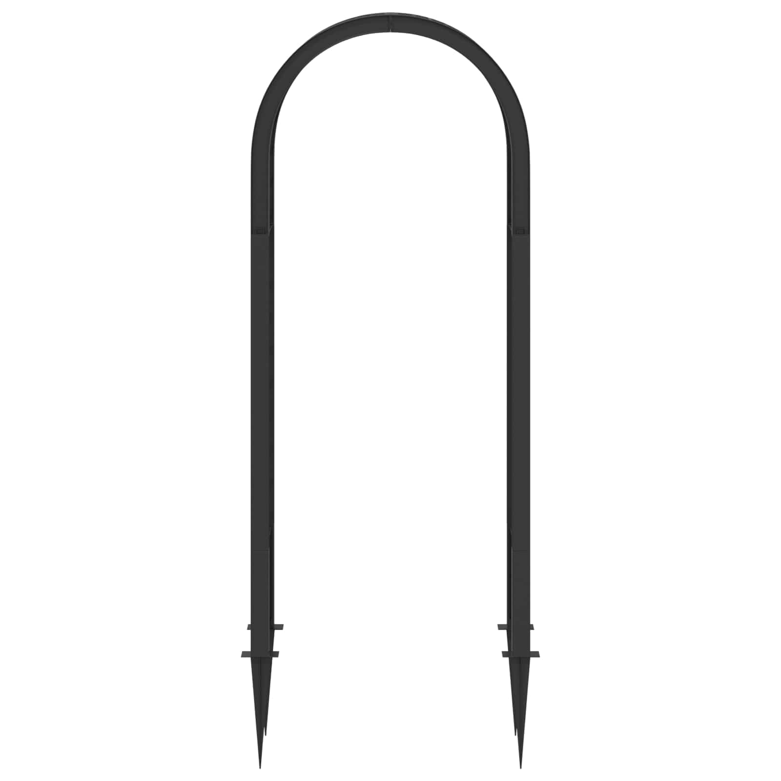 Rosenbogen mit Spitzen Anthrazit 97 x 43 x 218 cm PP