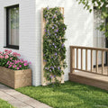 Trellis mit Spike Weiß 43 x 6 x 165 cm PP