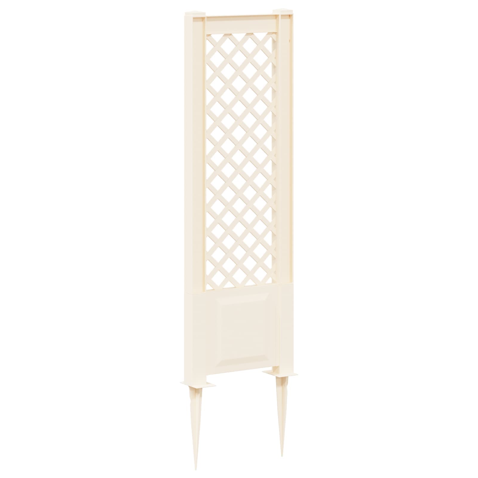 Trellis mit Spike Weiß 43 x 6 x 165 cm PP