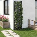 Trellis mit Spike Anthrazit 43 x 6 x 165 cm PP