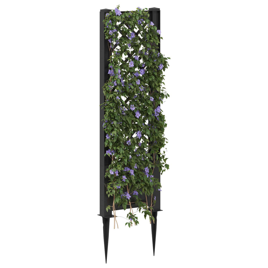 Trellis mit Spike Anthrazit 43 x 6 x 165 cm PP