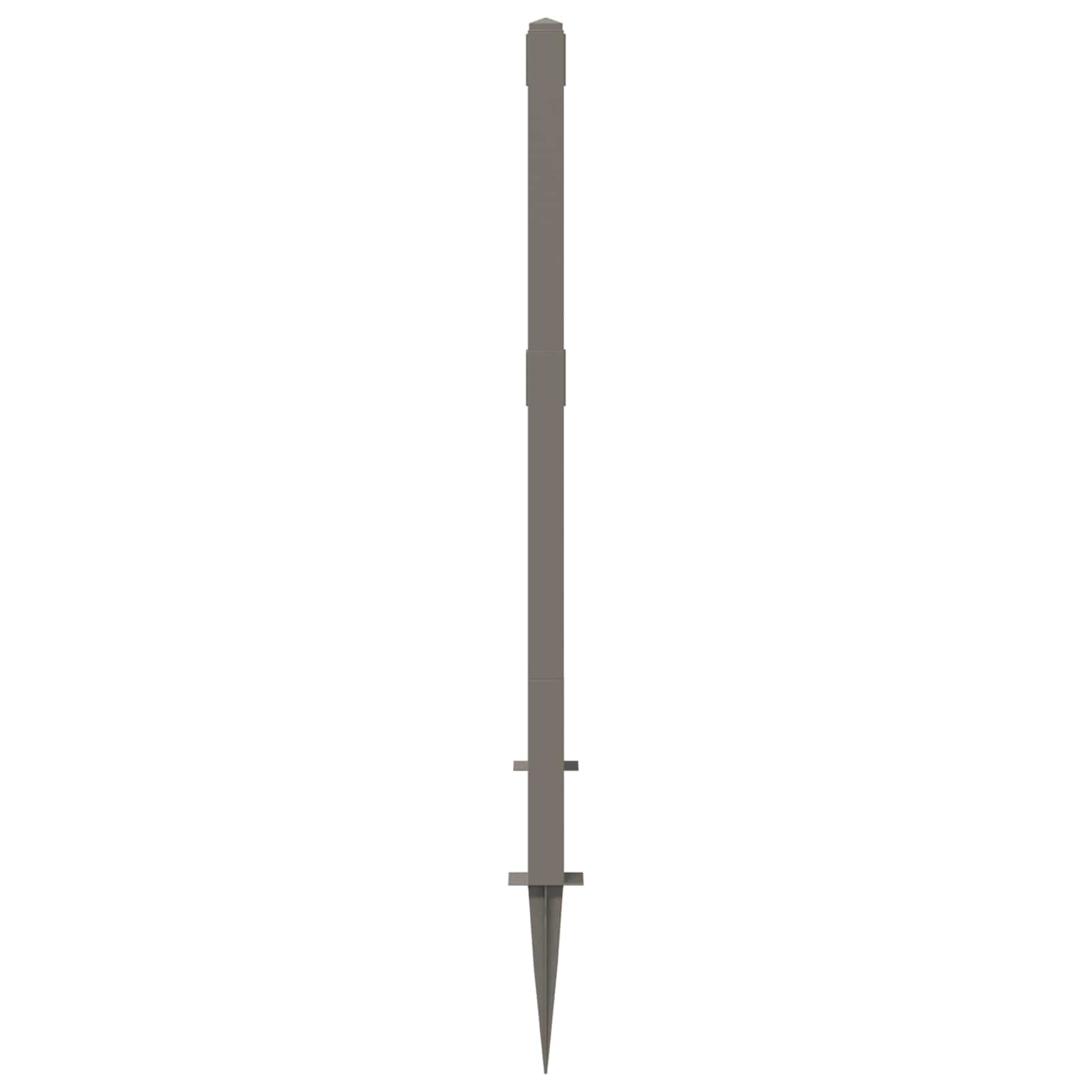 Trellis mit Spike Grau 99 x 6 x 165 cm PP