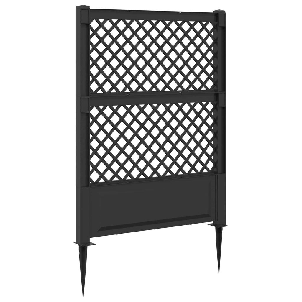 Trellis mit Spike Anthrazit 99 x 6 x 165 cm PP