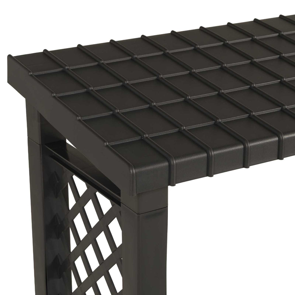 Brennholzregal 114 x 46 x 101 cm PP Anthrazit
