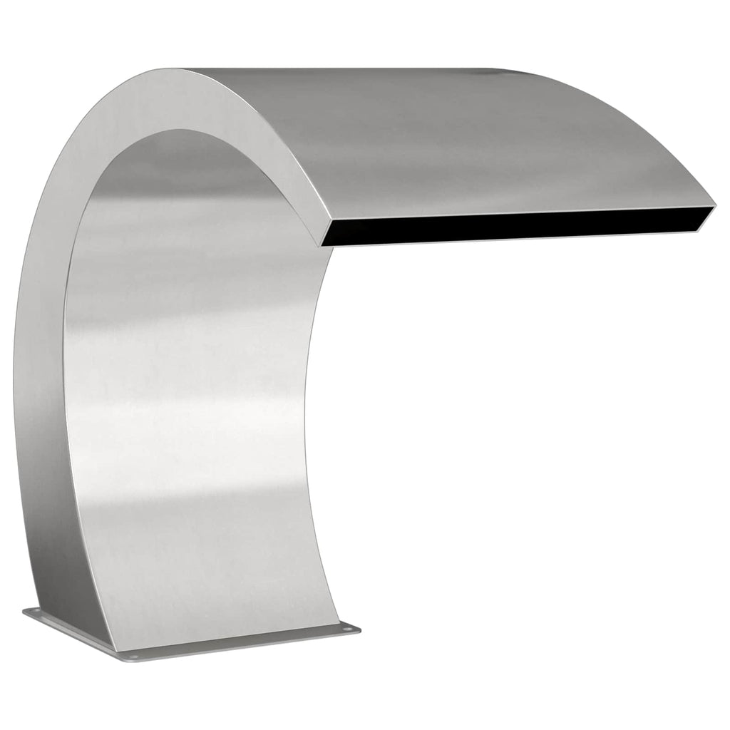 Poolbrunnen Silber 61 x 30 x 71 cm Edelstahl