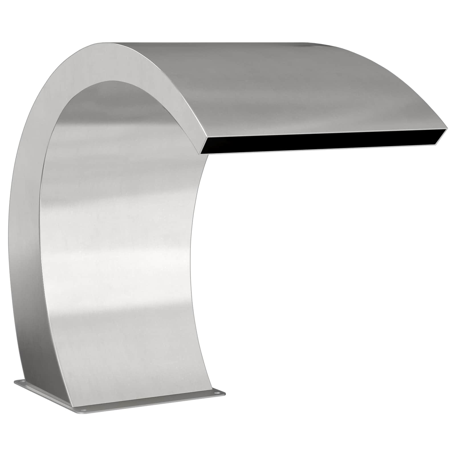Poolbrunnen Silber 61 x 30 x 71 cm Edelstahl