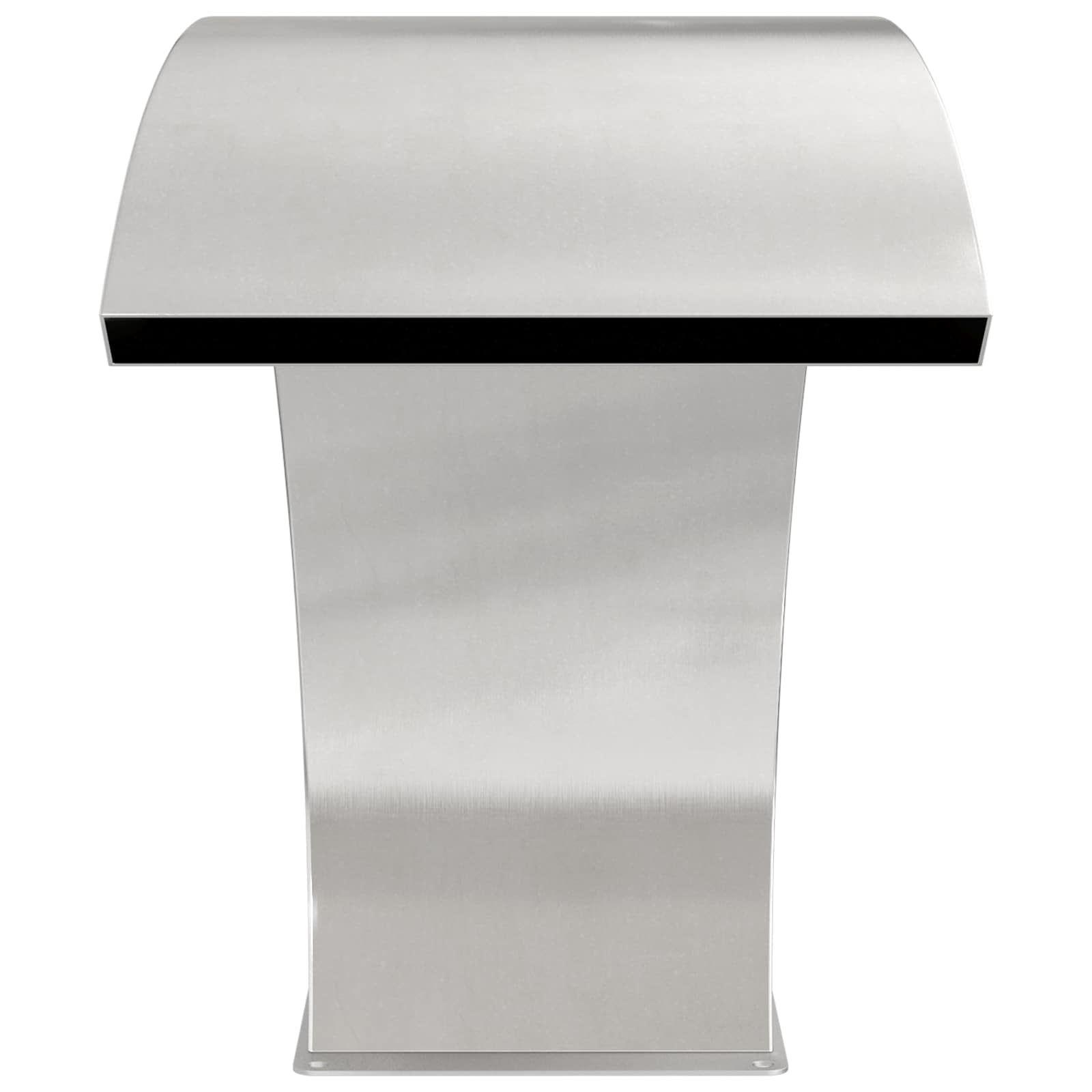 Poolbrunnen Silber 61 x 30 x 71 cm Edelstahl