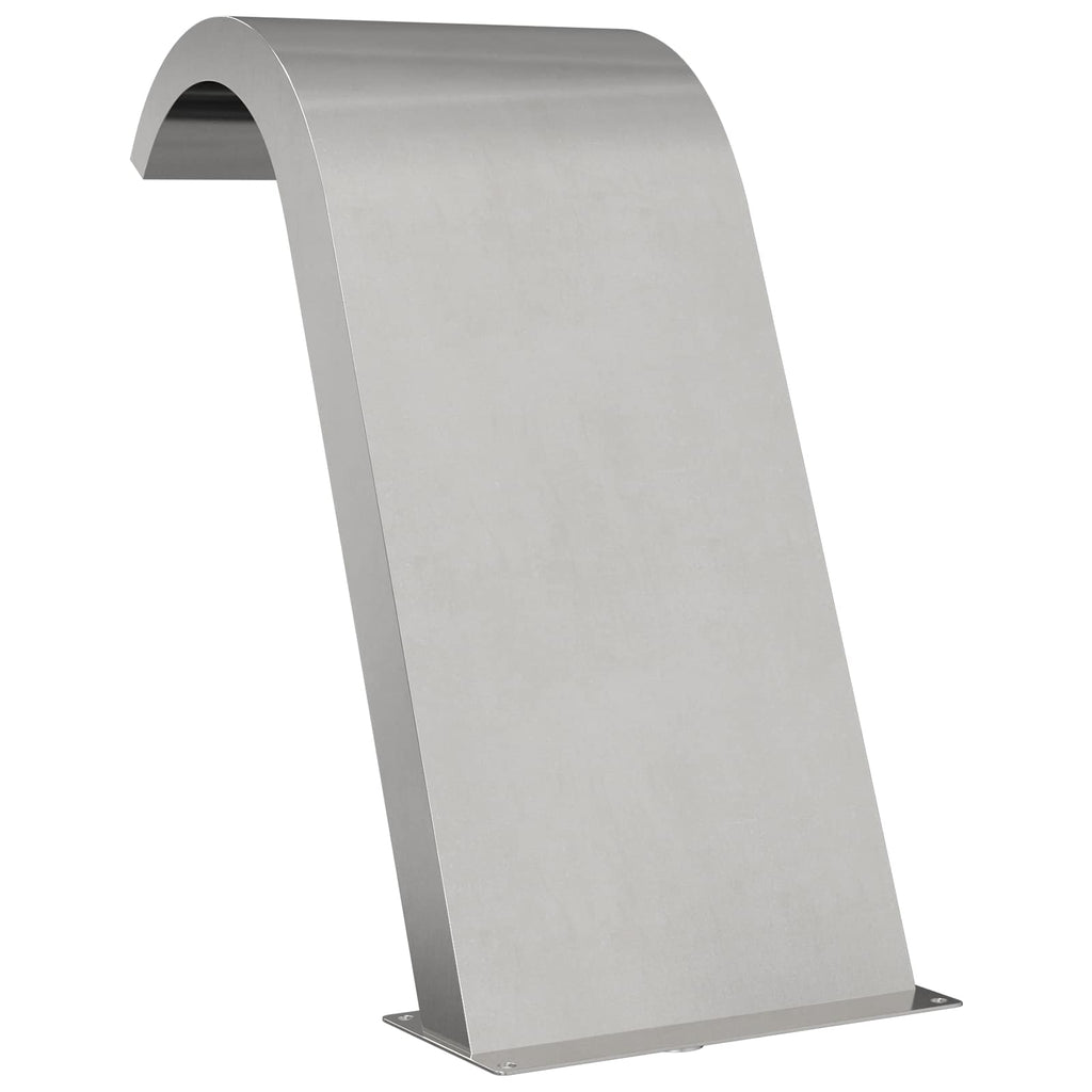 Poolbrunnen Silber 47 x 31 x 60 cm Edelstahl