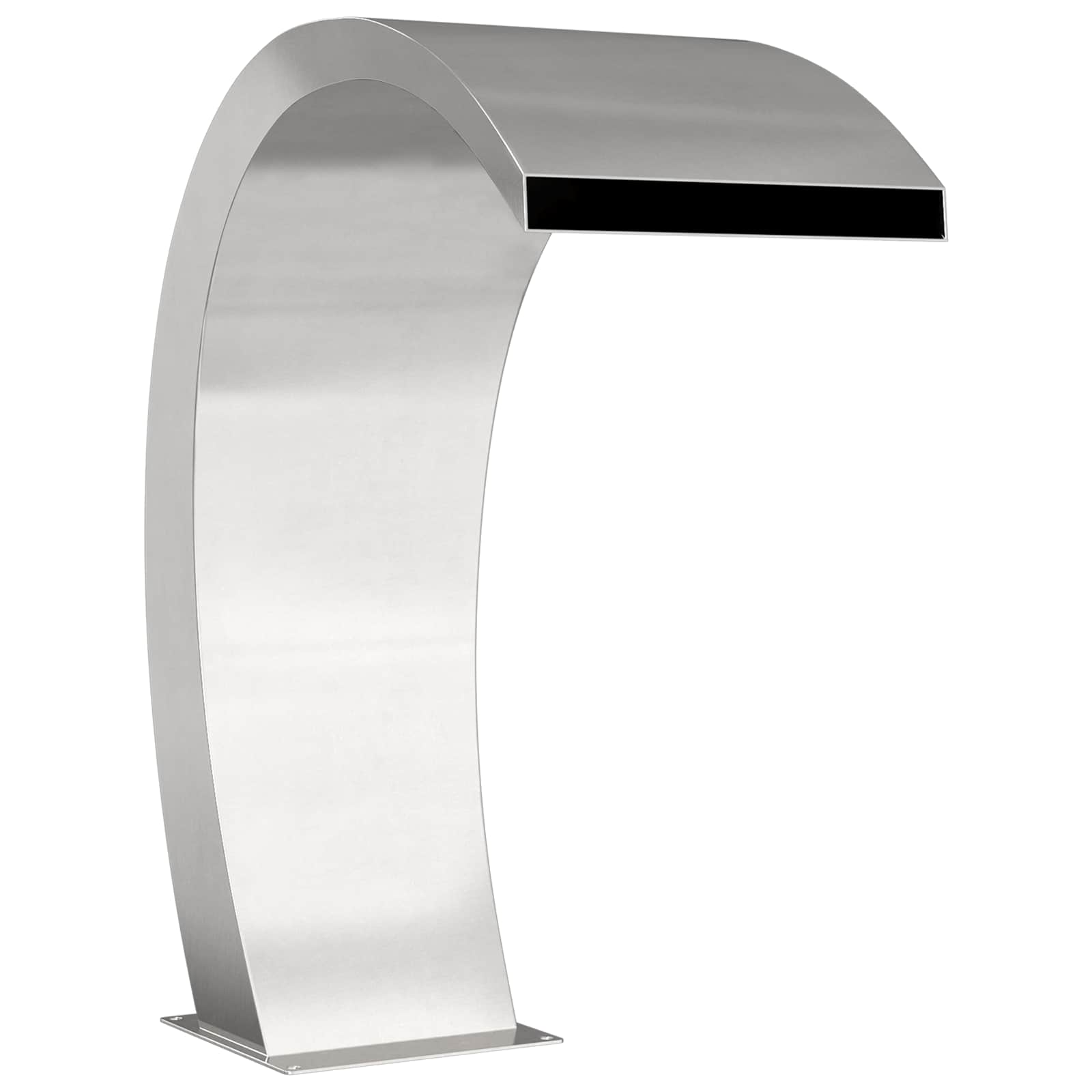 Poolbrunnen Silber 60 x 30 x 70 cm Edelstahl
