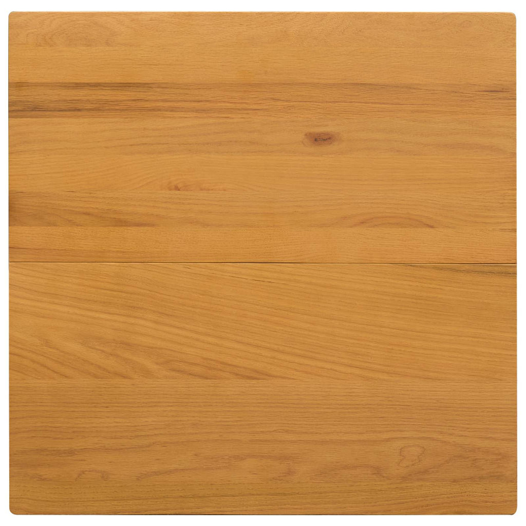 Esstisch 75 x 75 x 75,5 cm Massivholz Eiche Natur Quadratisch
