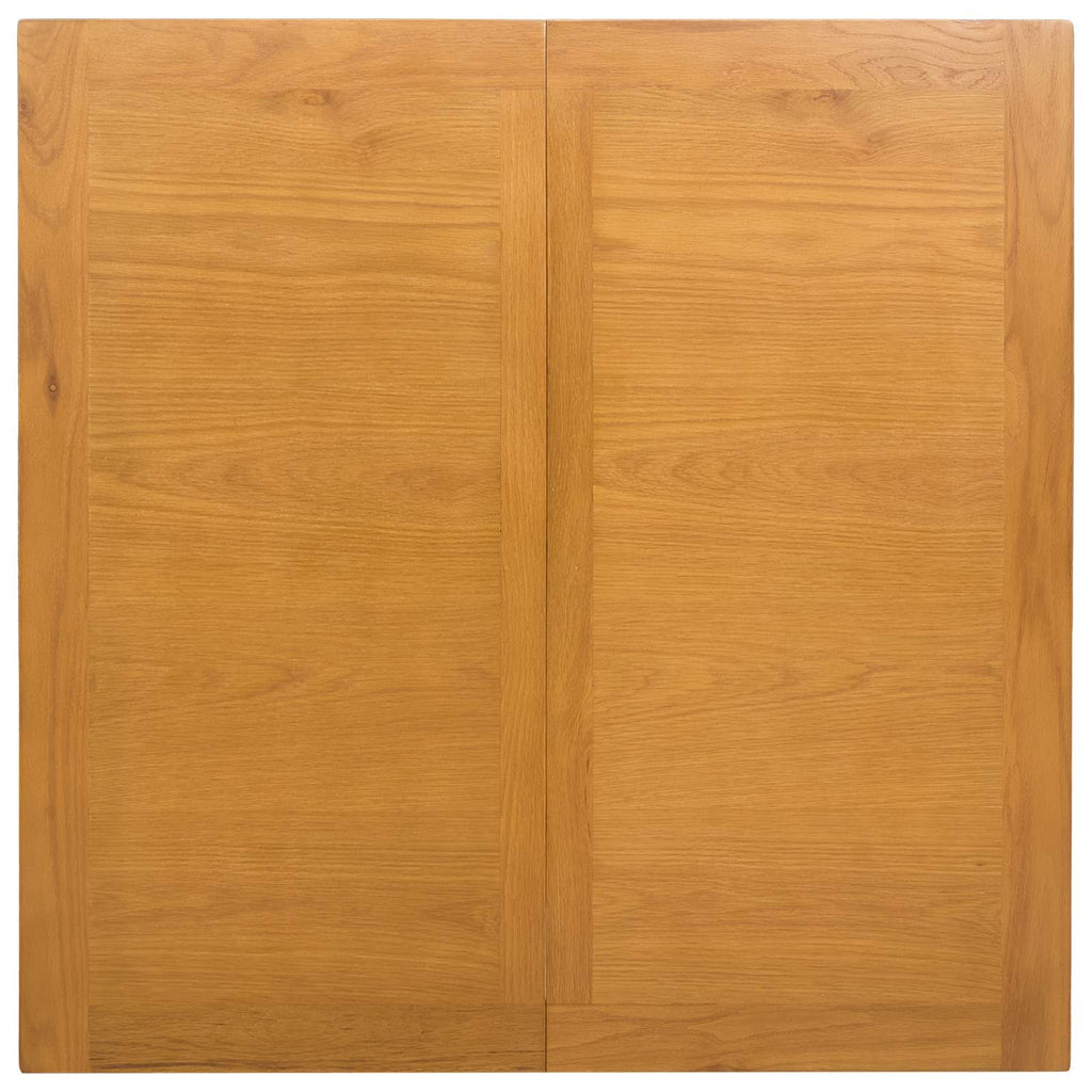 Esstisch 90 x 90 x 75 cm Massivholz Eiche Natur Quadratisch