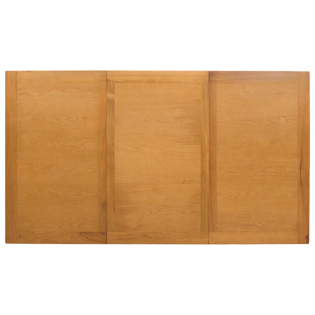 Esstisch 150 x 85 x 75 cm Massivholz Eiche Natur Rechtwinklig