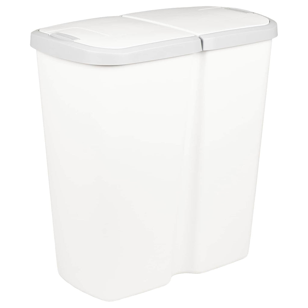 Mülltonne Weiß 48,5 x 28 x 51 cm PP