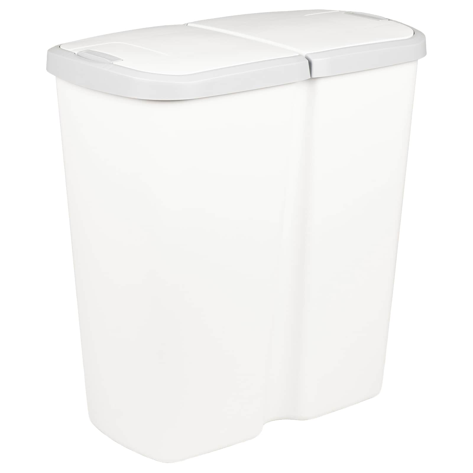 Mülltonne Weiß 48,5 x 28 x 51 cm PP