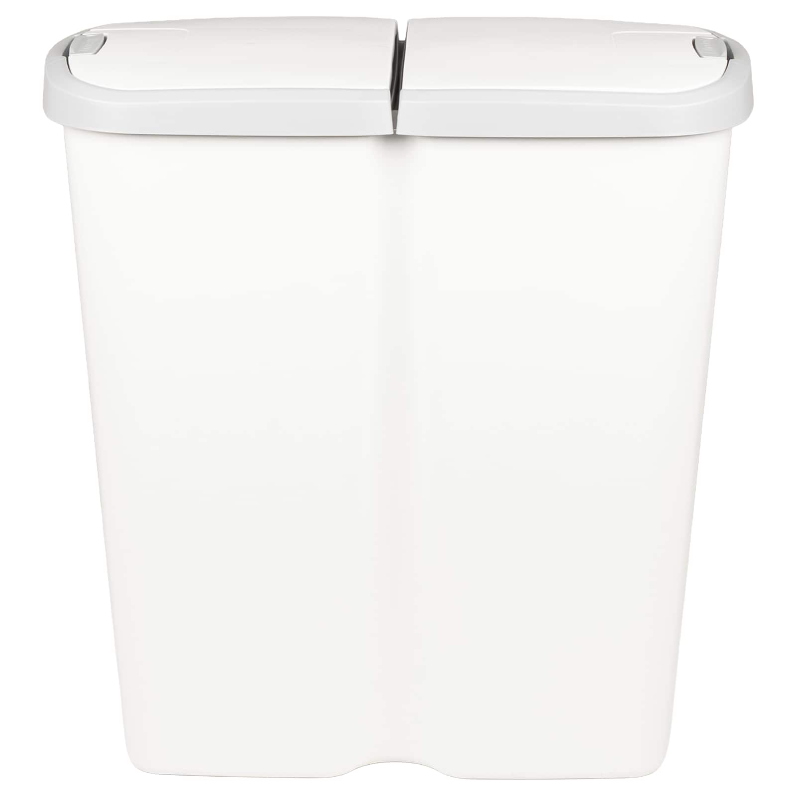 Mülltonne Weiß 48,5 x 28 x 51 cm PP
