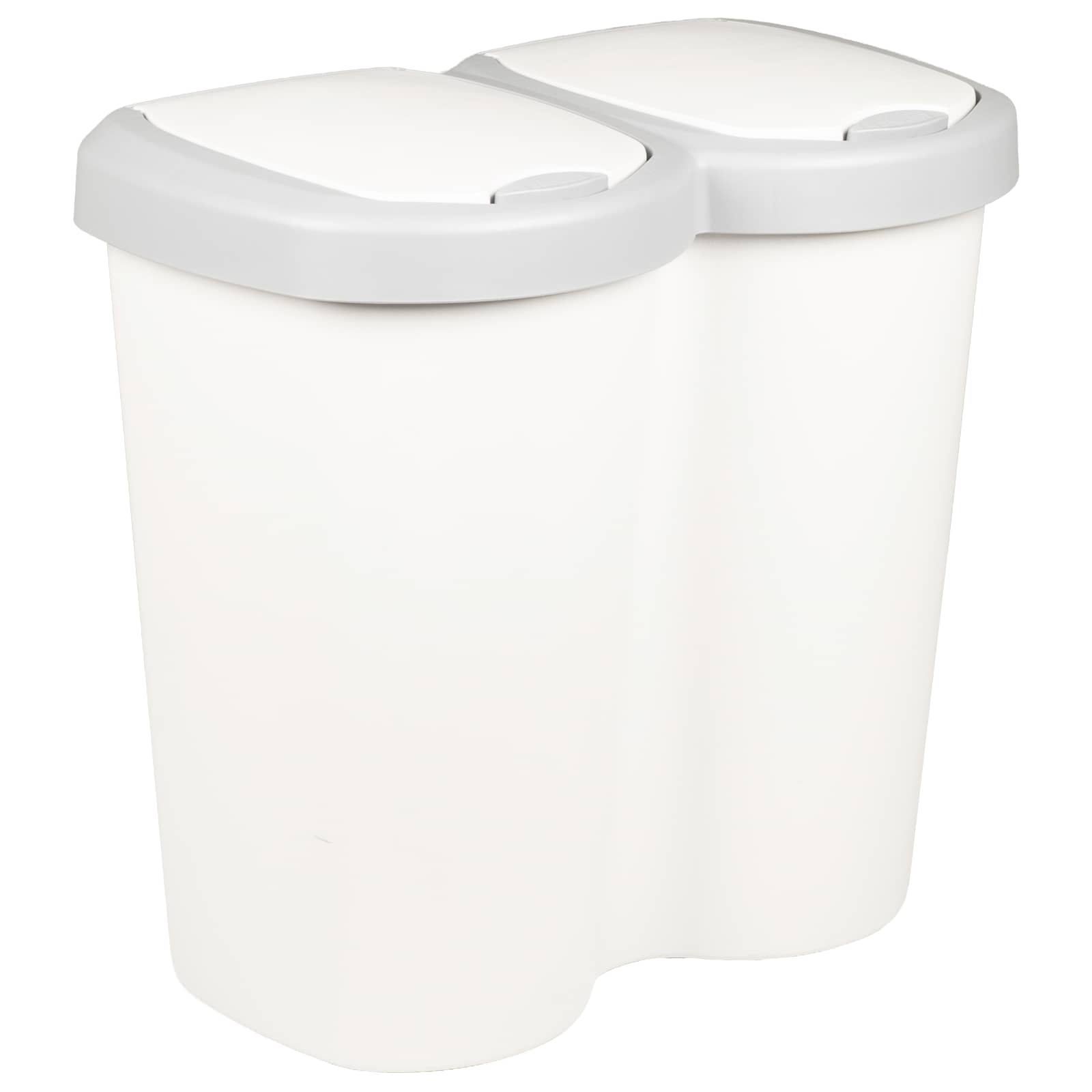 Mülltonne Weiß 49,5 x 30 x 46,5 cm PP