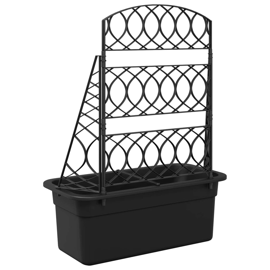 Pflanzer-Spalier Anthrazit 58 x 29 x 78 cm PP