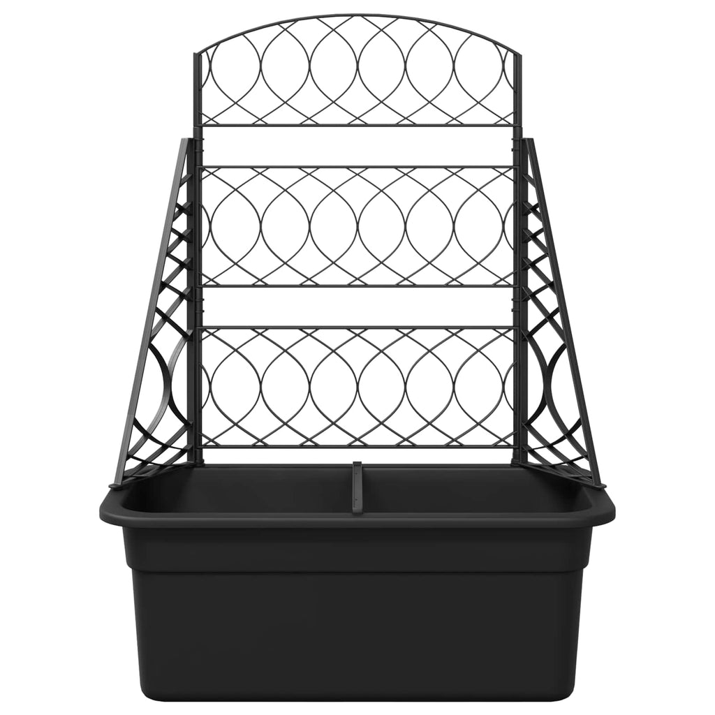 Pflanzer-Spalier Anthrazit 58 x 29 x 78 cm PP