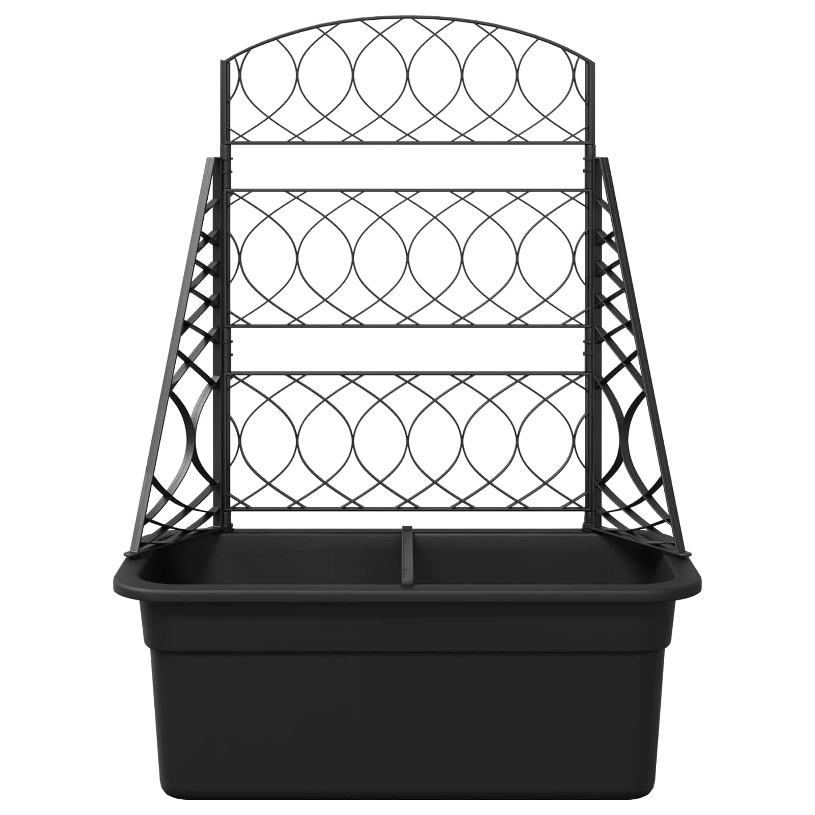 Pflanzer-Spalier Anthrazit 58 x 29 x 78 cm PP