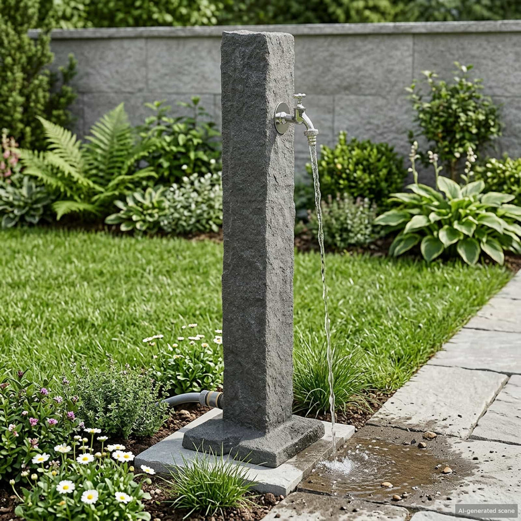 Garten-Tanker Anthrazit 26 x 26 x 98 cm PE