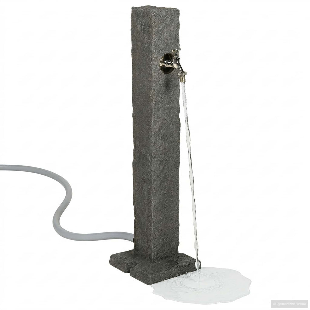 Garten-Tanker Anthrazit 26 x 26 x 98 cm PE